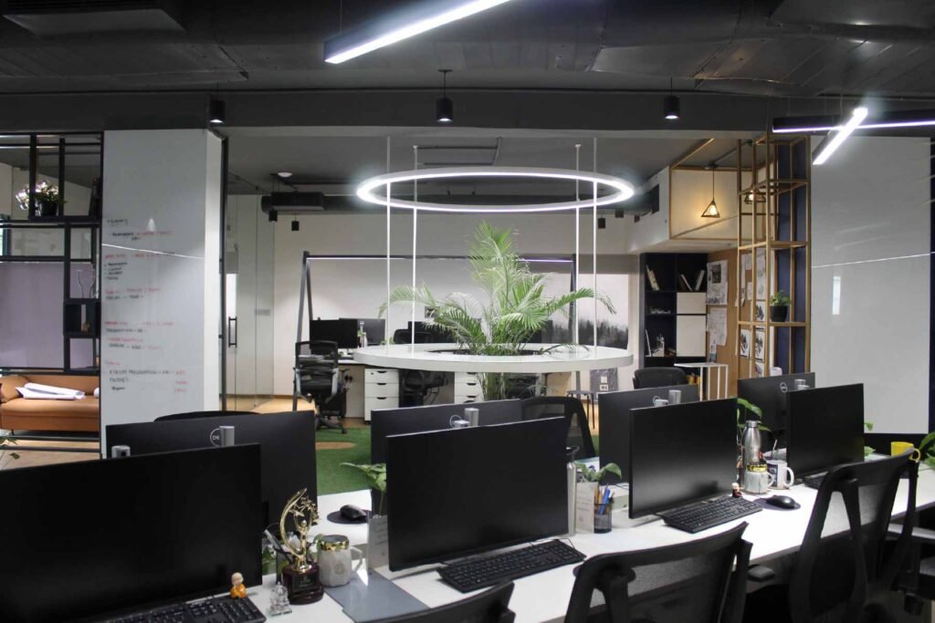 Best interior designer in Hyderabad – modern office reception design